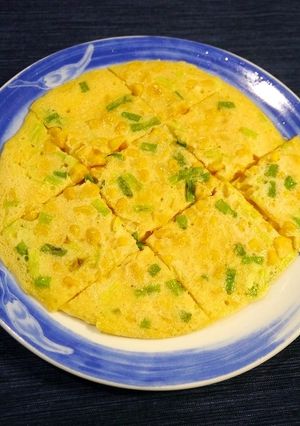 簡単！もちもち☆コーンたっぷりチヂミ風-レシピのメイン写真