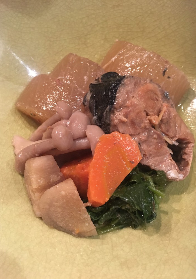 鯖の味噌煮缶　根菜の煮物-レシピのメイン写真