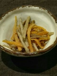 減塩 金平ごぼう-レシピのメイン写真
