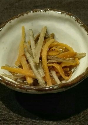 減塩　金平ごぼう-レシピのメイン写真