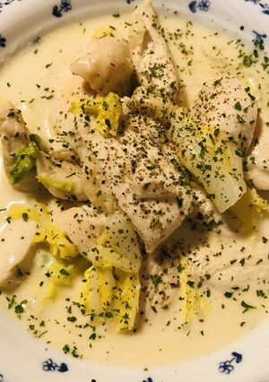 鶏むね肉と白菜のチーズ煮-レシピのメイン写真