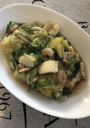 チンするだけ！中華風海鮮あんかけ豆腐♪-レシピのメイン写真
