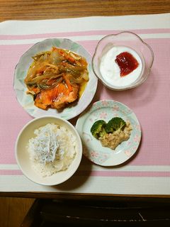 ヨウサマの減塩朝食(鮭のあんかけ)⑳-レシピのメイン写真