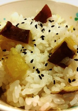 南房総市給食◆さつまいもごはん-レシピのメイン写真