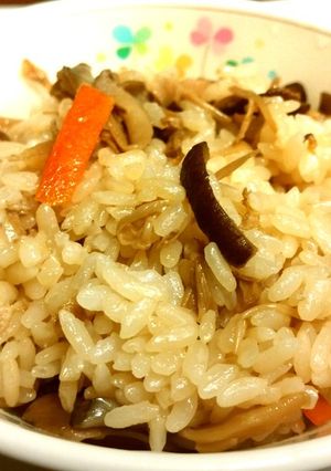 南房総市給食◆きのこごはん-レシピのメイン写真
