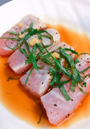 炙り✨マグロのポン酢かけ-レシピのメイン写真