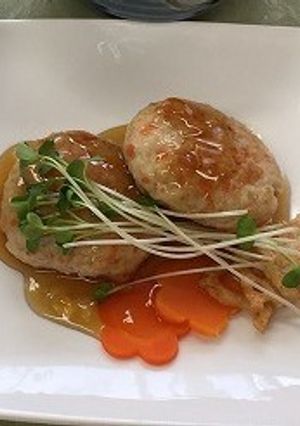 れんこん入りつくね(透析食)-レシピのメイン写真