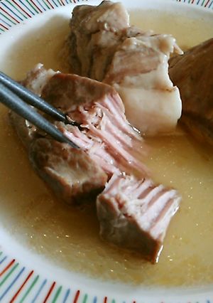 塩なし、砂糖なし、脂カット、これも角煮-レシピのメイン写真