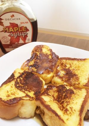 【朝食】フレンチトースト-レシピのメイン写真