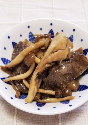 生姜たれで♪冷凍こんにゃくとキノコ炒め-レシピのメイン写真