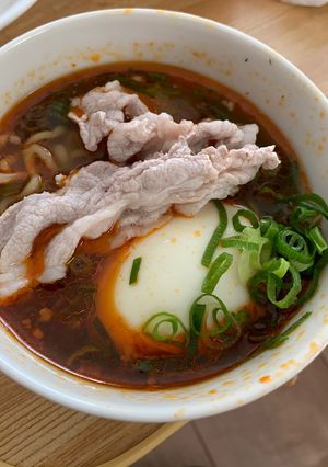 簡単！ピリ辛しょう油つけ麺のつけ汁-レシピのメイン写真