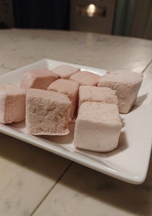手作り 糖質制限マシュマロ♪ラズベリー味-レシピのメイン写真