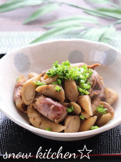 砂肝とごぼうの生姜煮-レシピのメイン写真