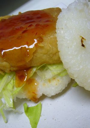 ライスバーガー【スイートチリ×高野豆腐】-レシピのメイン写真