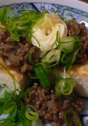 豆腐ステーキ＜照り焼きそぼろあんかけ＞-レシピのメイン写真