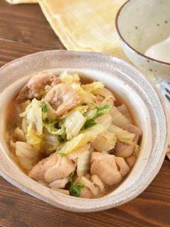 鶏もも肉と白菜の中華風煮込み【作り置き】-レシピのメイン写真