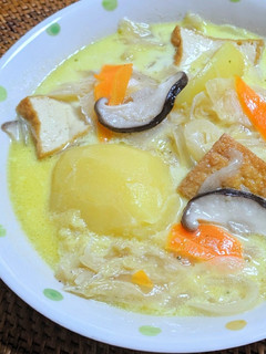 厚揚げと白菜のクリーム煮-レシピのメイン写真