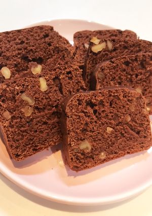 低糖質なのに美味しすぎるココアパウンド-レシピのメイン写真