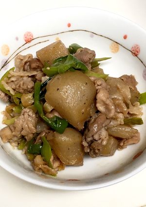 プリプリこんにゃくと長ねぎの炒り煮-レシピのメイン写真