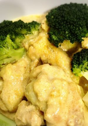 ウチのアレ♡鶏のカレークリーム煮-レシピのメイン写真