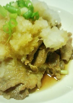 ♪ゆず胡椒香る豚肉の大根おろしがけ♪-レシピのメイン写真