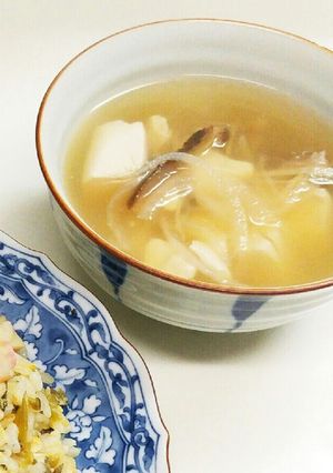 簡単♪温かい☆ハリハリ生姜の中華風スープ-レシピのメイン写真