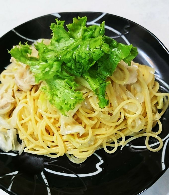 ちゃちゃっと簡単クリームパスタ-レシピのメイン写真