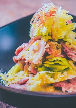 63℃ 栄養◎豚しゃぶキャベツ 温サラダ-レシピのメイン写真