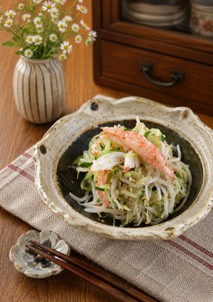 もやしとかにかまのやさしい中華風酢の物-レシピのメイン写真