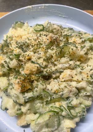 ラーメン屋が教える！ザクザク食感ポテトサラダ-レシピのメイン写真
