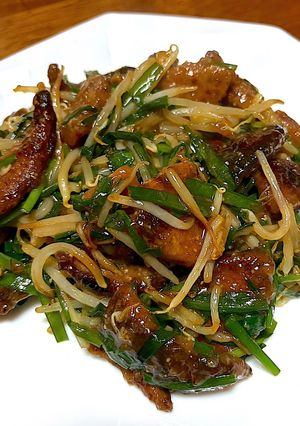 焼き肉のたれで!〜簡単〜レバニラ炒め-レシピのメイン写真