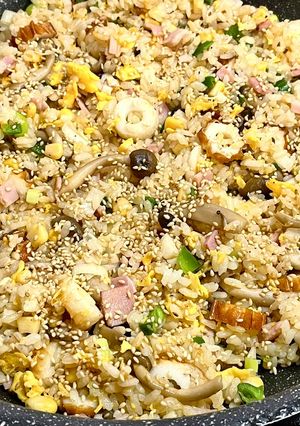 簡単⭐︎節約ダイエット⭐︎竹輪オイスター炒飯-レシピのメイン写真