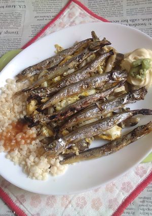 子持ちししゃもの網焼き＋オムレツV9-レシピのメイン写真
