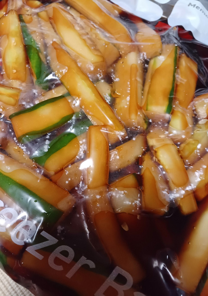 簡単！巨大きゅうりの醤油漬け-レシピのメイン写真