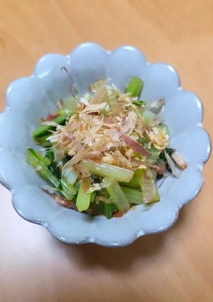小松菜の梅おひたし-レシピのメイン写真