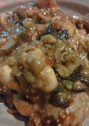 ★基本は大2★鶏肉とナスの炒めあえ-レシピのメイン写真