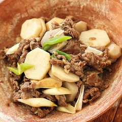 รูปของ 里芋と牛肉の味噌煮