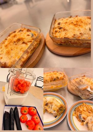 グラタン2種（トマトツナ・チキンクリーム-レシピのメイン写真