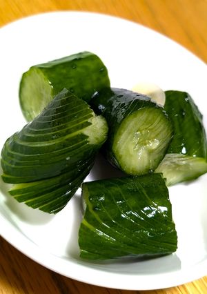 きゅうりの浅漬け【にんにくごま油風味】-レシピのメイン写真