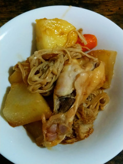 骨付き手羽元の煮物-レシピのメイン写真