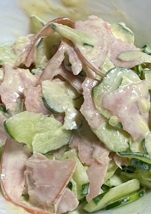 きゅうりハムサラダ-レシピのメイン写真