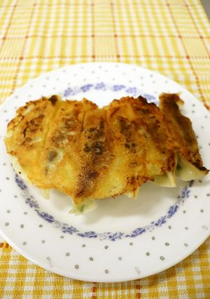 チーズの羽根つき餃子-レシピのメイン写真