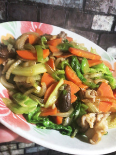 レタスが主役!和風肉野菜炒め★-レシピのメイン写真