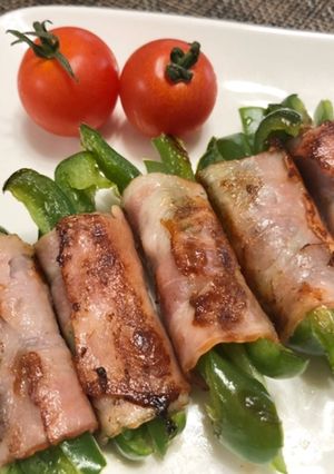 ☆お弁当やおつまみに！ピーマンベーコン♪-レシピのメイン写真