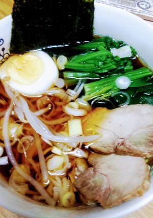 チャーシューの煮汁で醤油ラーメン-レシピのメイン写真