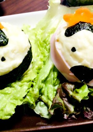 1歳♡ポテトサラダでお雛様♡-レシピのメイン写真