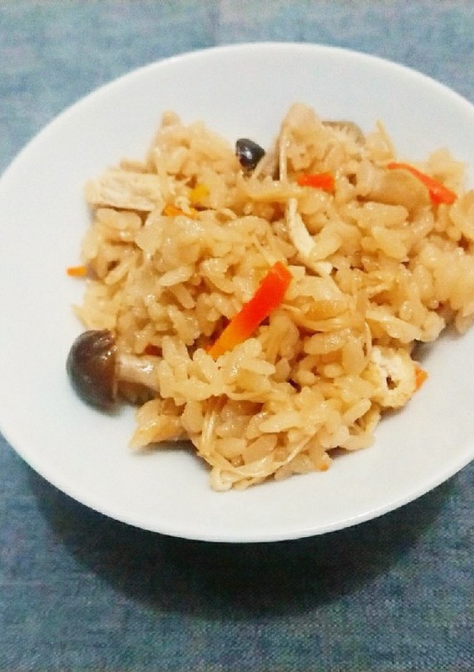 きのこの炊き込みご飯♪-レシピのメイン写真
