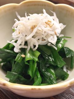 ニラ お浸し 基本調理-レシピのメイン写真