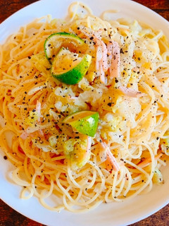 白菜とハムの冷製すだちパスタ-レシピのメイン写真