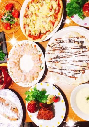 クリスマスパーティー-レシピのメイン写真